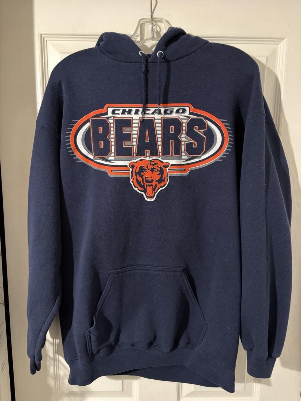 Vintage Logo 7 Chicago Bears Hoodie Sz XL 90s NFL Football